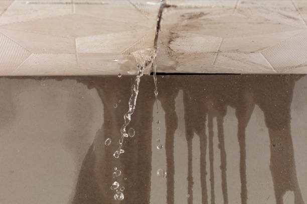 Professional Burst Pipe Cleanup technician working in Georgetown, TX